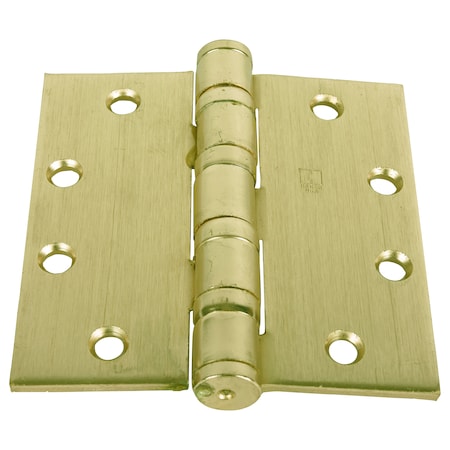 Hager Full Mortise Butt Hinge, 4-1/2" x 4-1/2", US4, Steel Base, Heavy, WMS BB1168 4-1/2X4-1/2 US4